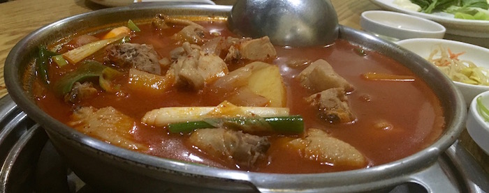 Min Sok's uncompromising Dakdori Tang, a spicy chicken stew